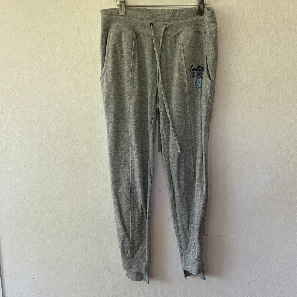 University of North Carolina Tarheels Joggers Womens Small Gray Pull On Pockets